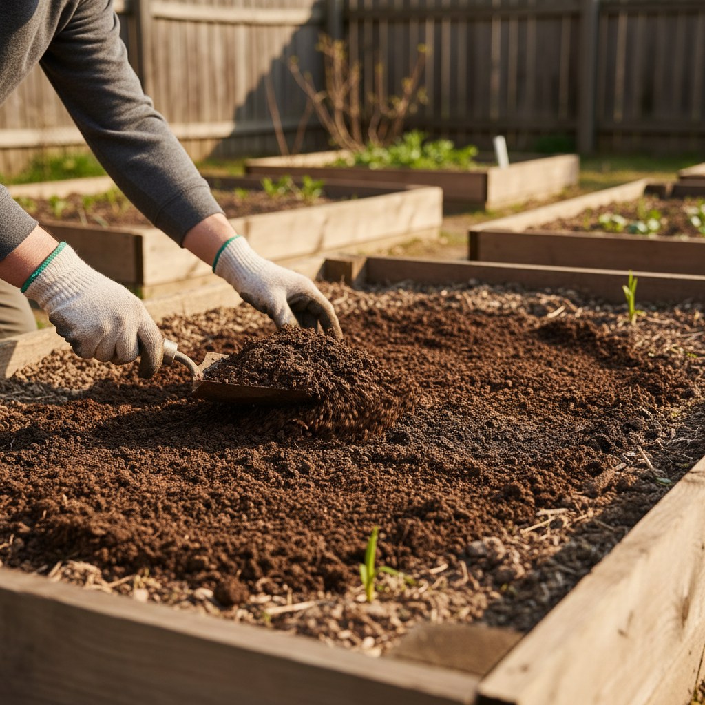 Step 4: Prepare and Fill with Soil Mix, homesteading