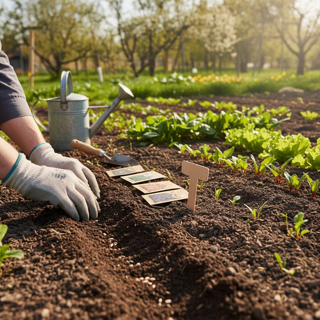 Direct Sow Cool-Season Crops in March, homesteading