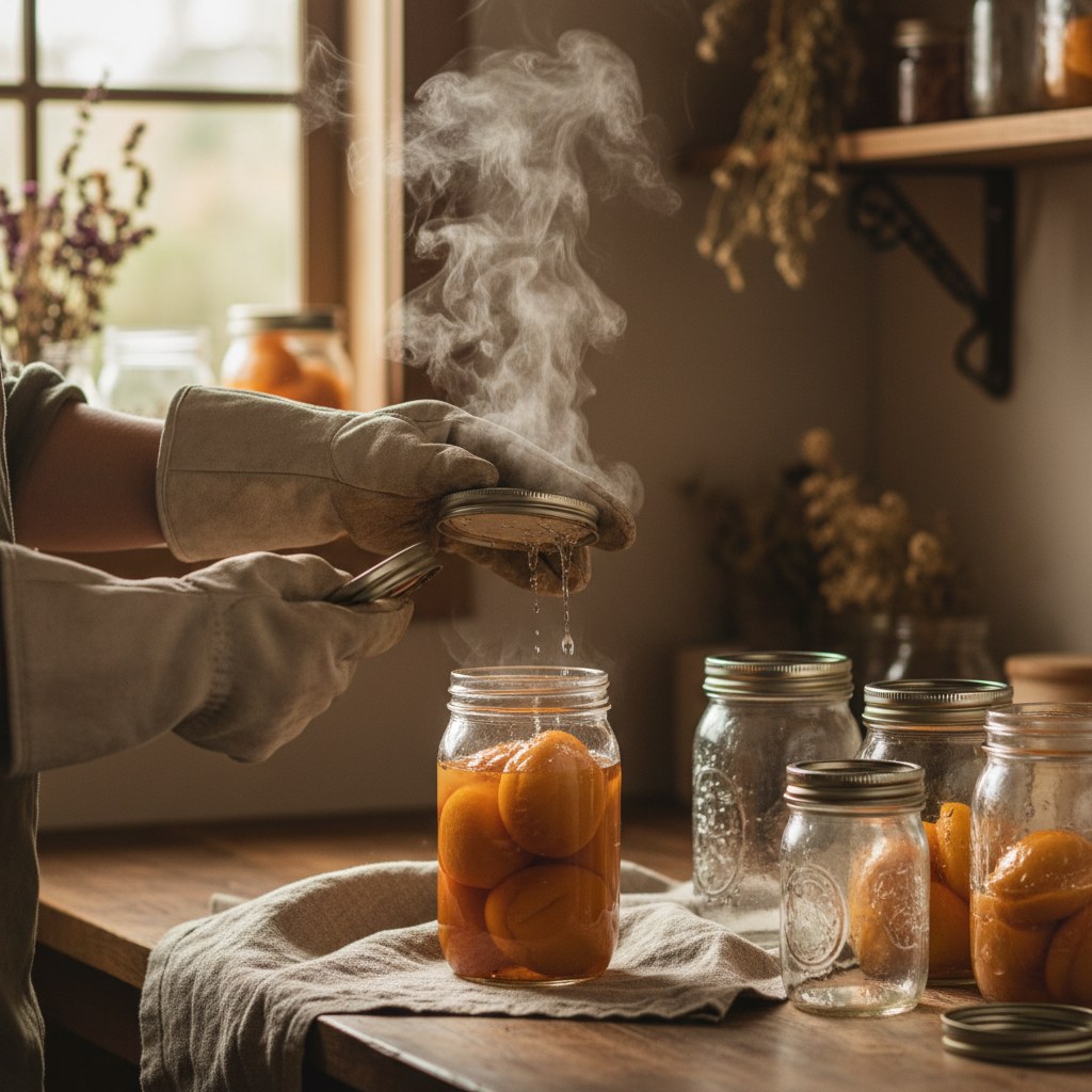 What Is the Right Way to Load Jars into the Canner?, homesteading