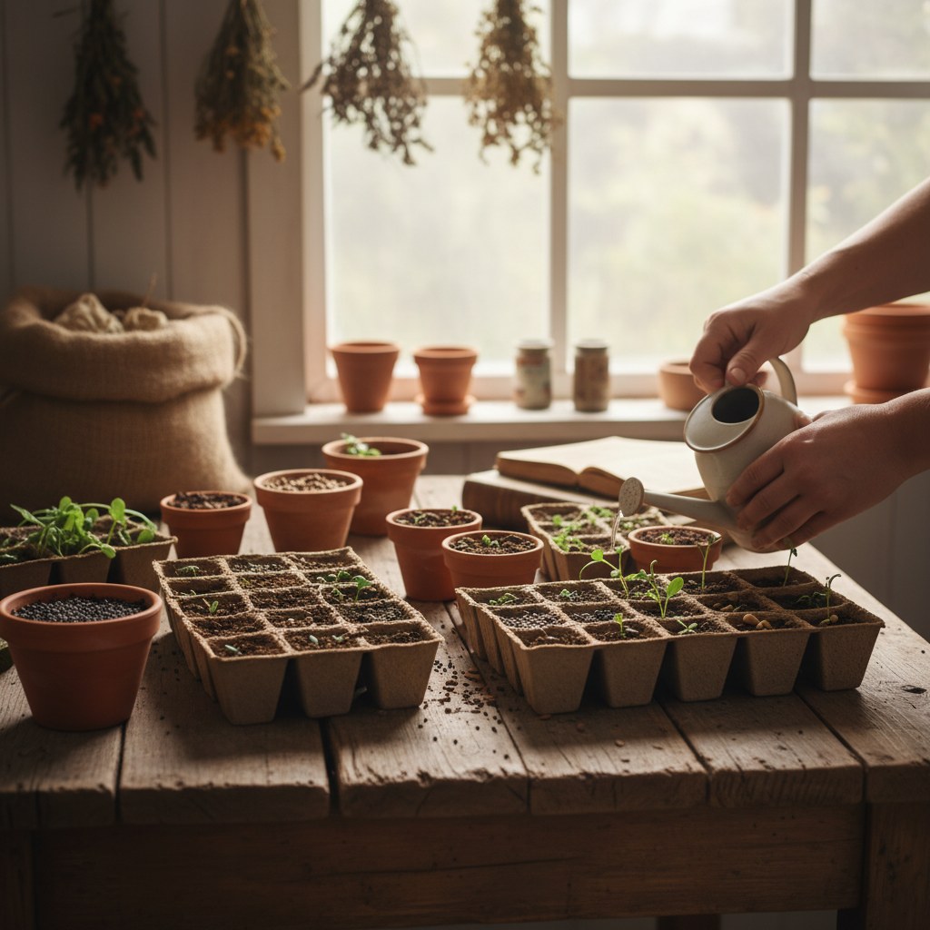 Start an Indoor Herb Garden, homesteading