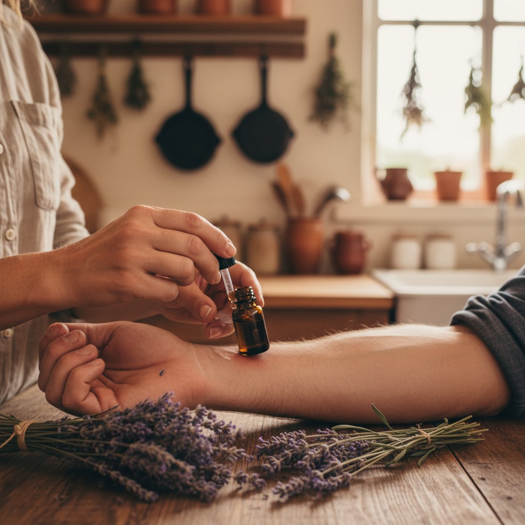 Lavender Burn Treatment, homesteading