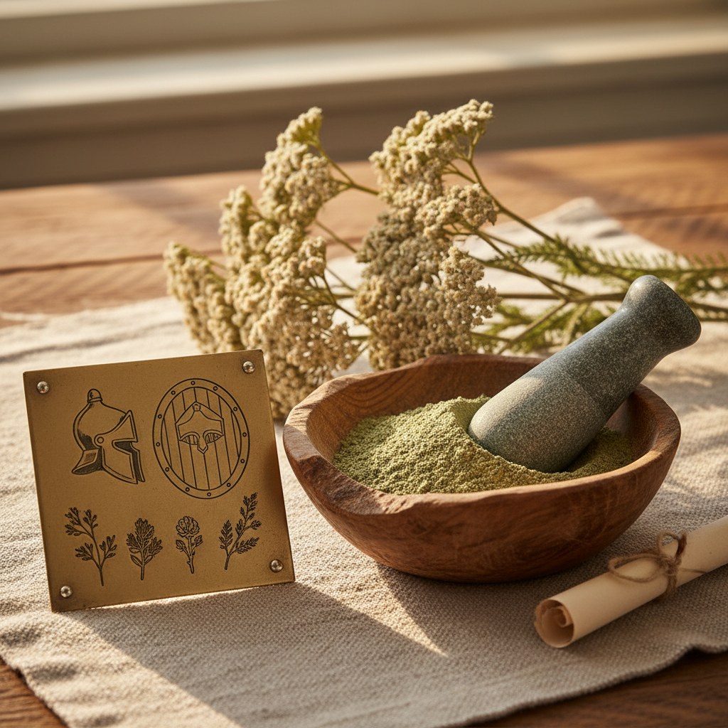 Yarrow Wound Powder, homesteading