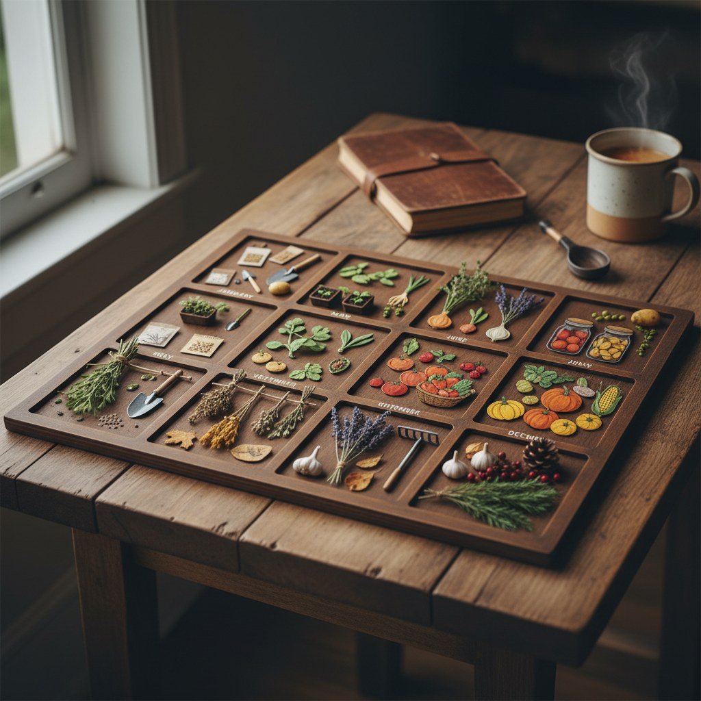 The Homesteader's Seasonal Planting Calendar: What to Do Every Month of the Year, homesteading