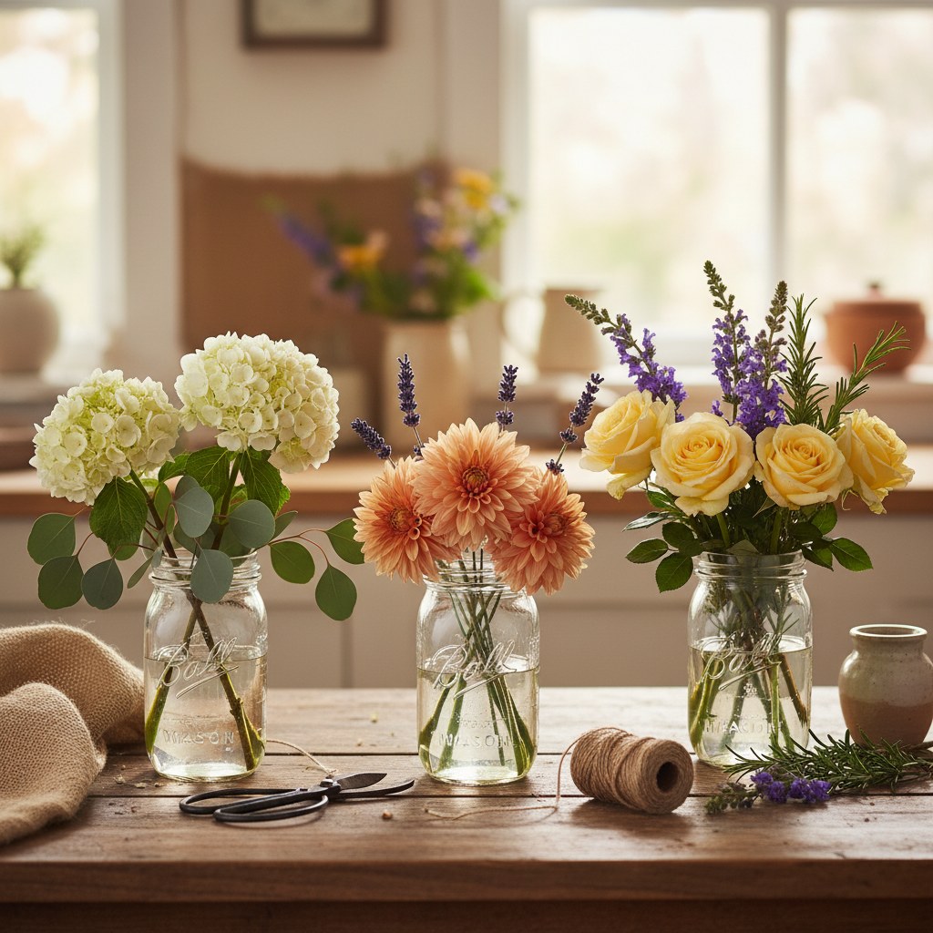 How Do You Arrange Cut Flowers for Beginners?, homesteading