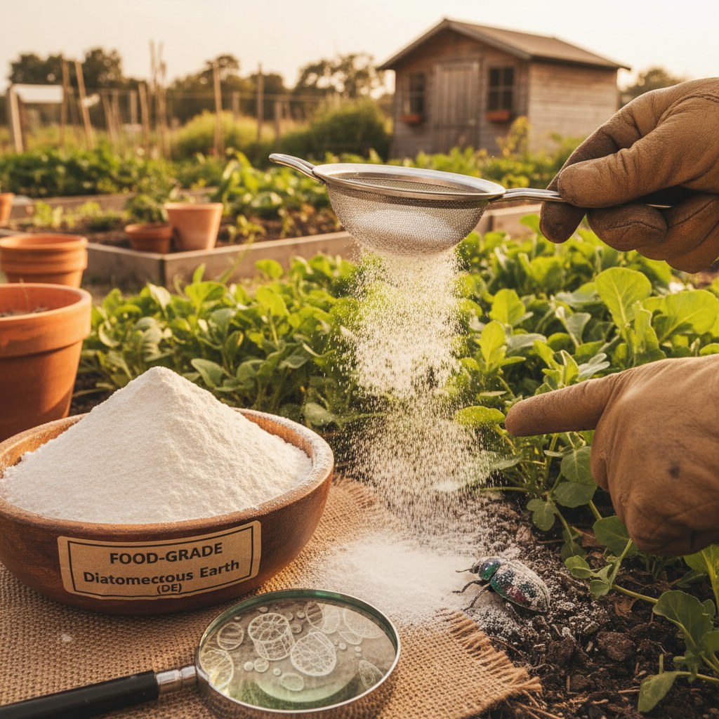 What Is Diatomaceous Earth and How Does It Work?, homesteading