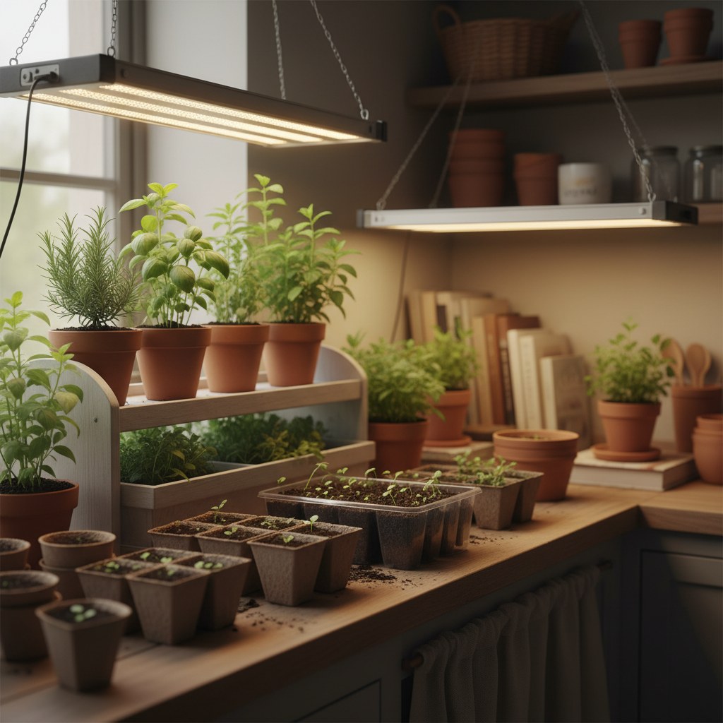 Starting Seeds Indoors for Next Year, homesteading