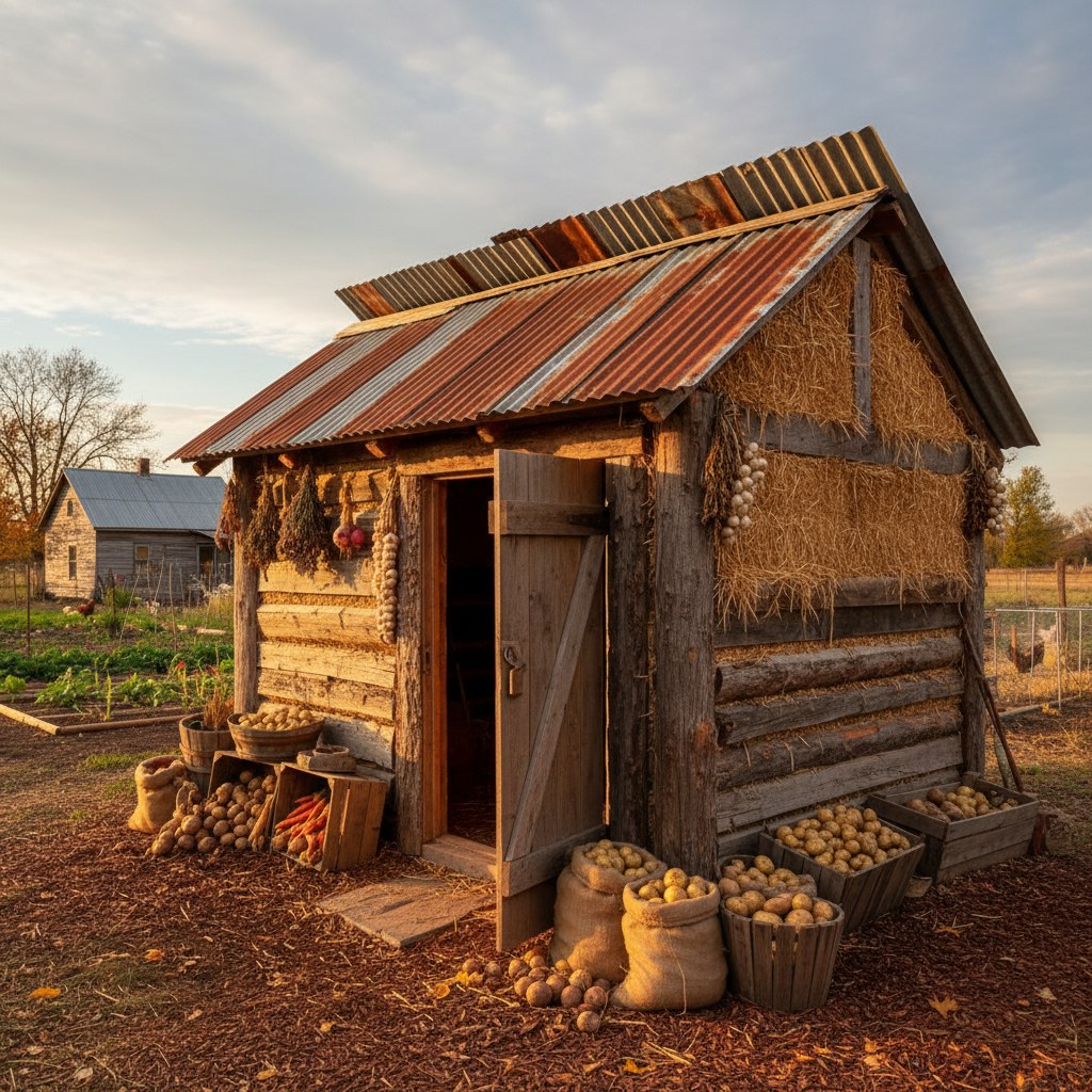 Option 5: The Above-Ground Cold Room, $200-500, homesteading
