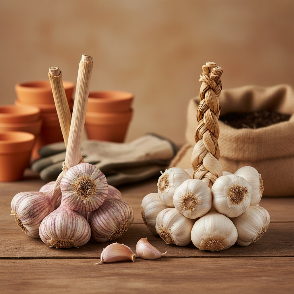Hardneck vs. Softneck: Which Garlic Variety Is Right for You?, homesteading