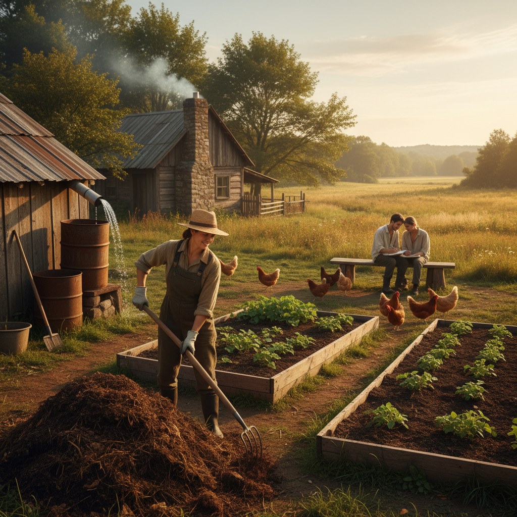 Building Momentum Without Spending, homesteading