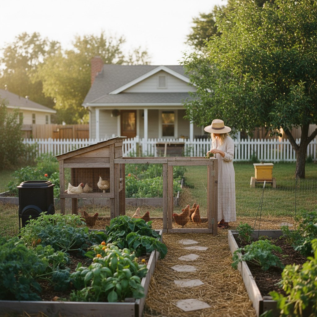 What Is Suburban Homesteading?, homesteading
