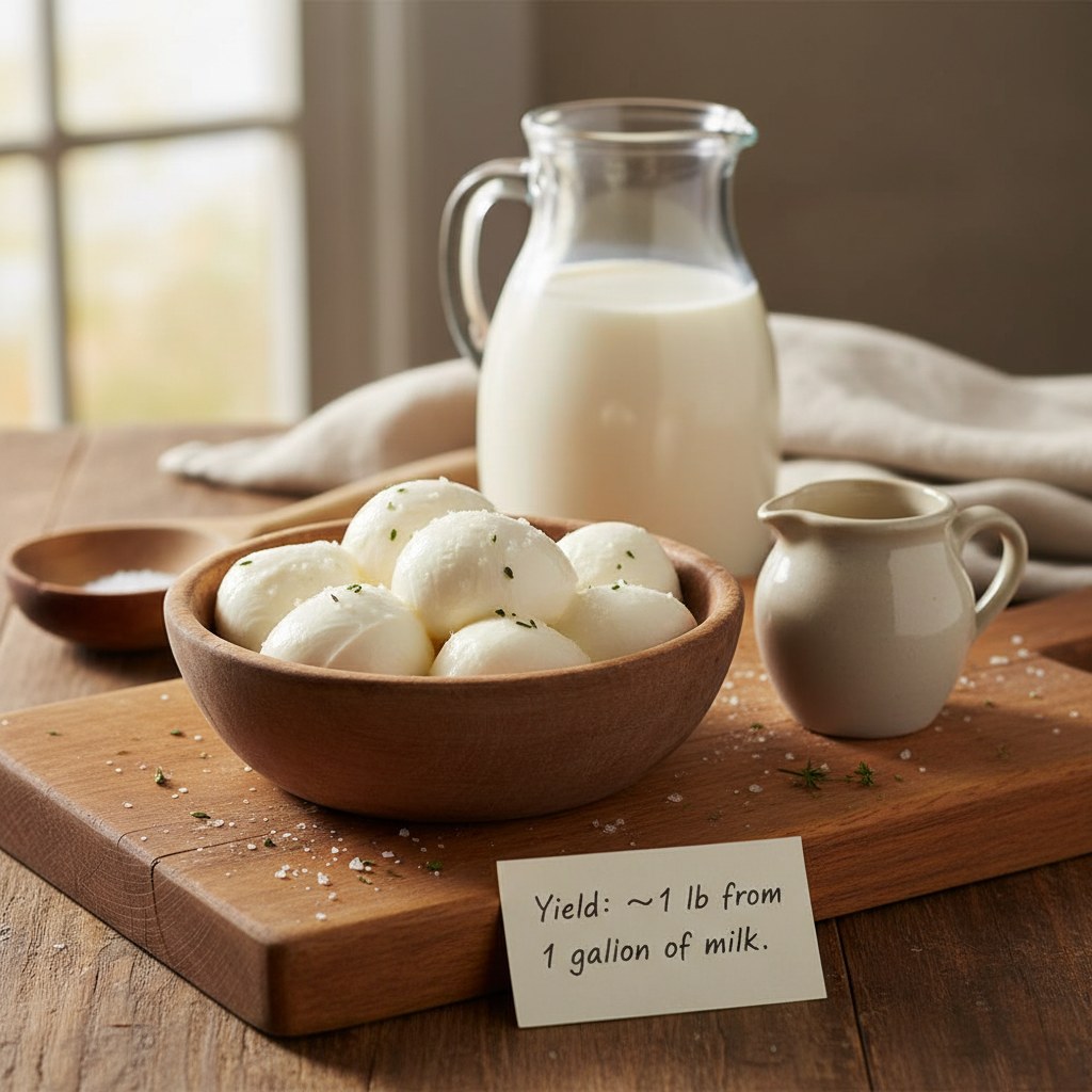 Cheese #3: Fresh Mozzarella (1 Hour), homesteading