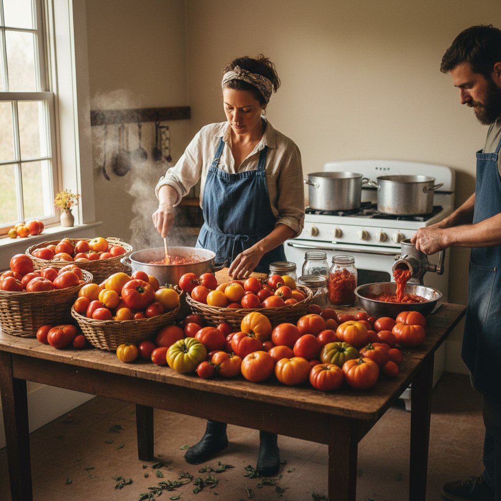 Why Canning Tomatoes Is Worth the Work, homesteading