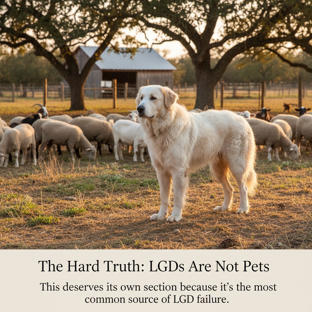 The Hard Truth: LGDs Are Not Pets, homesteading