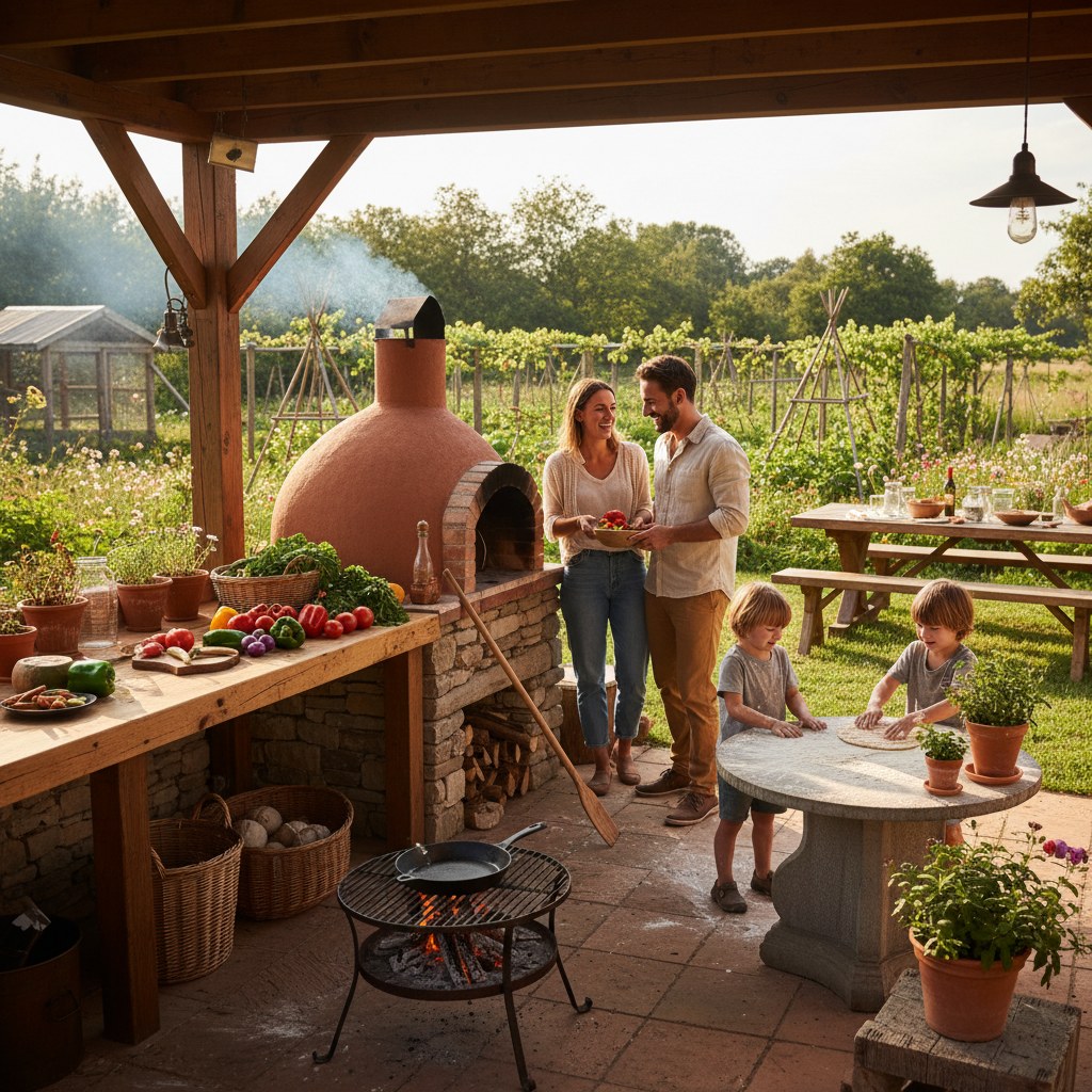 Why Build an Outdoor Kitchen?, homesteading
