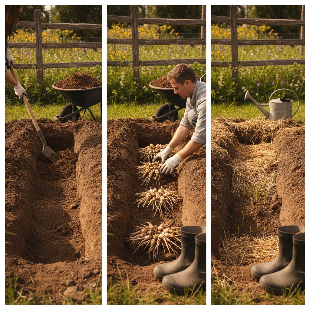 The Trenching Method: Step by Step, homesteading