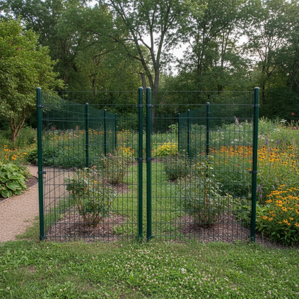 Double fence system with 4-foot gap between parallel fences