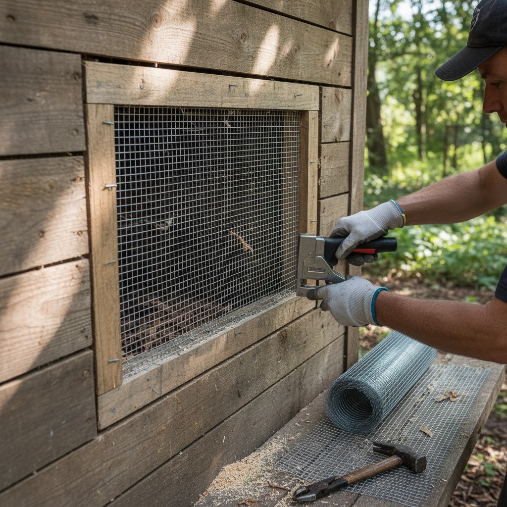Completed budget DIY chicken coop
