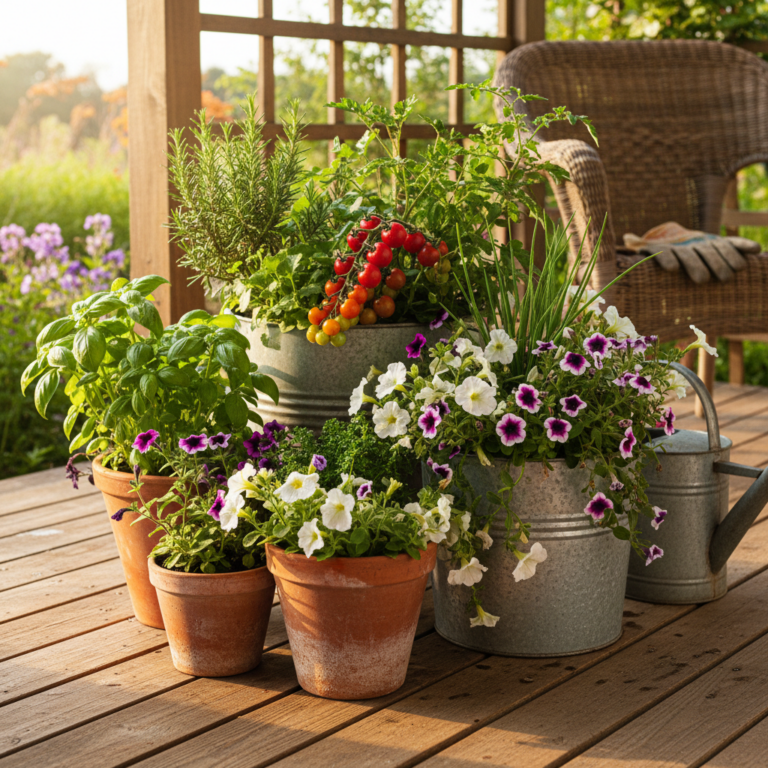 25 Garden Pot Ideas for Patios, Porches, and Small Spaces
