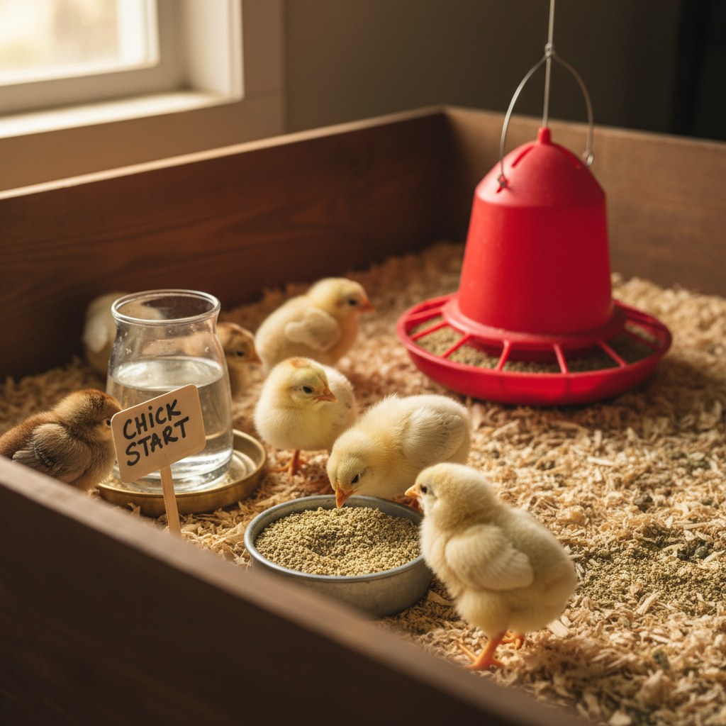 Feeding Baby Chicks: What, How Much, and When — homesteading
