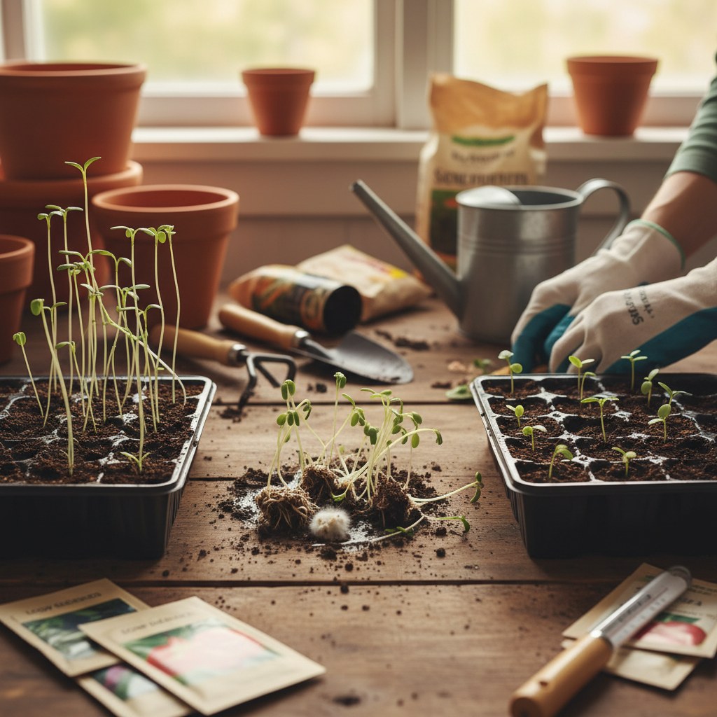 Troubleshooting: Leggy Seedlings, Damping Off, and Slow Germination — homesteading